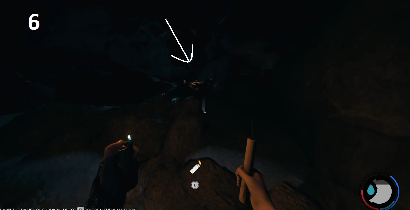 Image 6: Location of the chainsaw + ice axe