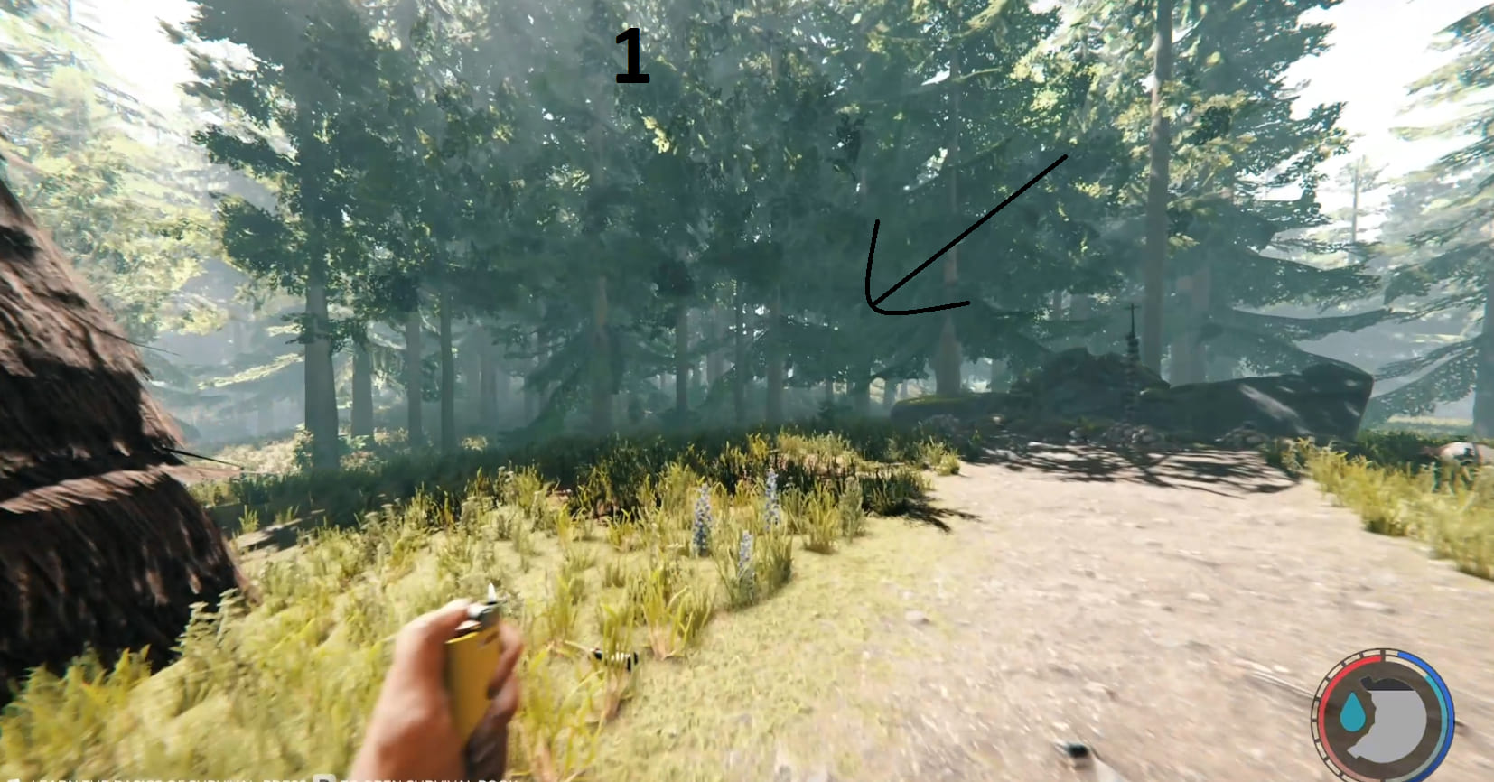 Image 1: Katana's location