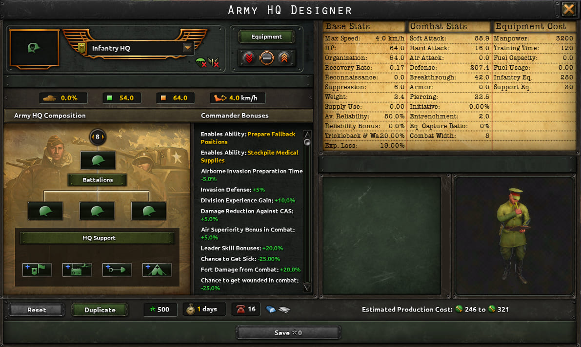 Infantry HQ