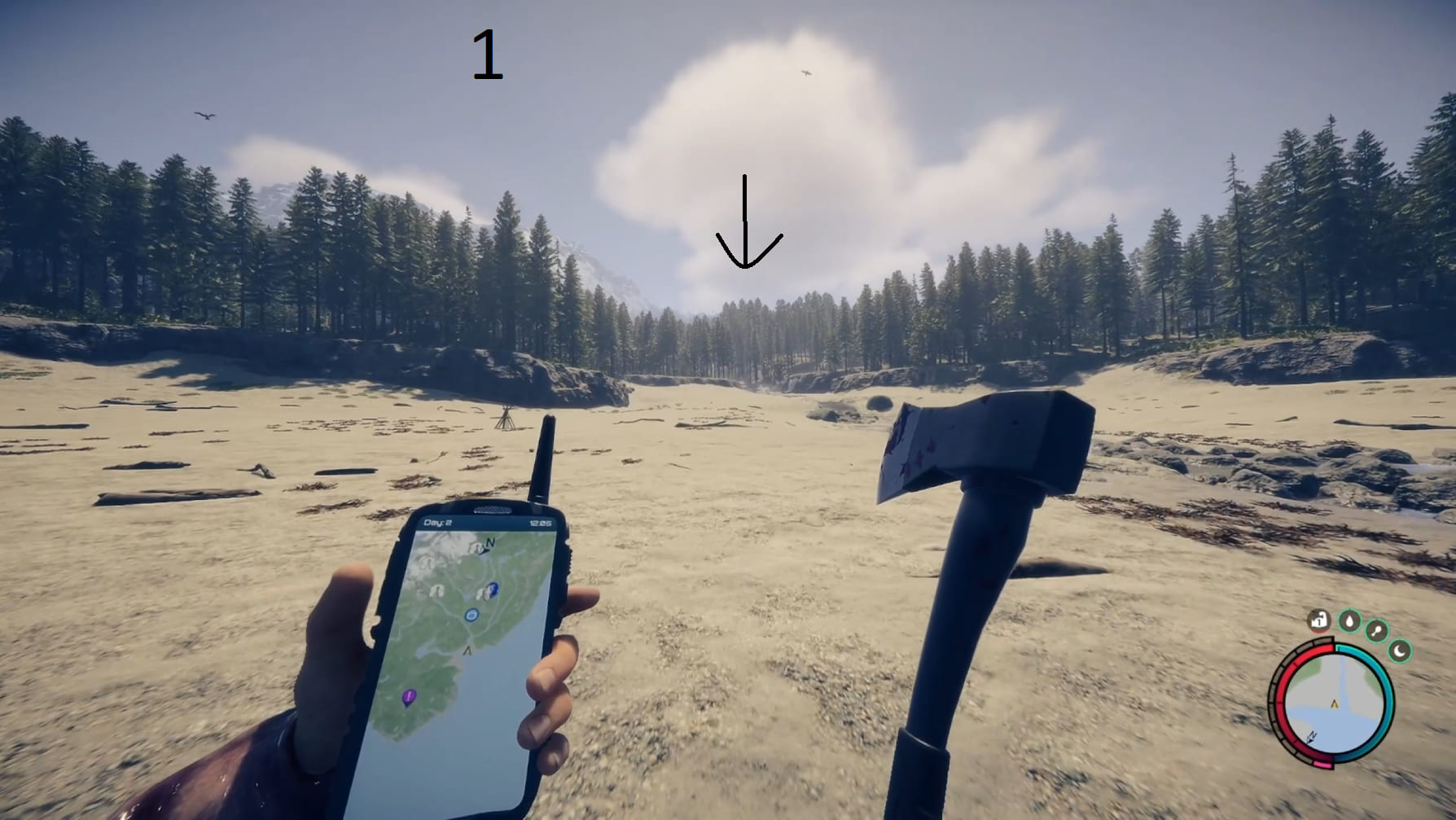 Image 1: How to find shovel